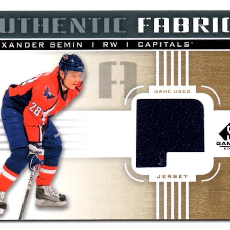 2011-12 SP Game Used Authentic Fabrics Gold #AFAS3 Alexander Semin P C (40-X90-CAPITALS)