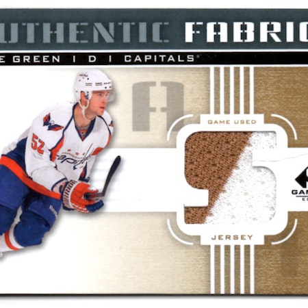 2011-12 SP Game Used Authentic Fabrics Gold #AFGR4 Mike Green S C (40-X90-CAPITALS)