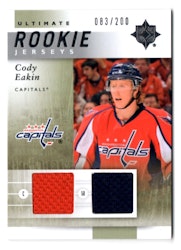2011-12 Ultimate Collection Ultimate Rookie Jerseys #URJCE Cody Eakin (40-6x1-CAPITALS