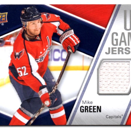 2011-12 Upper Deck Game Jerseys #GJMG Mike Green D (40-125x8-CAPITALS)