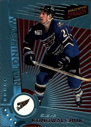 1997-98 Pacific Dynagon Ice Blue #132 Steve Konowalchuk (40-X65-CAPITALS)