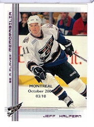 2000-01 BAP Memorabilia Montreal Olympic Stadium Show Ruby #365 Jeff Halpern (40-X33-CAPITALS)