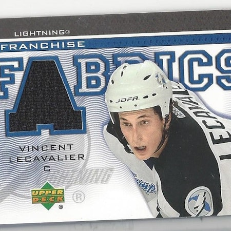 2003-04 Upper Deck Franchise Fabrics #FFVL Vincent Lecavalier (40-X113-LIGHTNING)