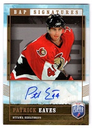 2006-07 Be A Player Signatures #EA Patrick Eaves (40-X30-SENATORS)