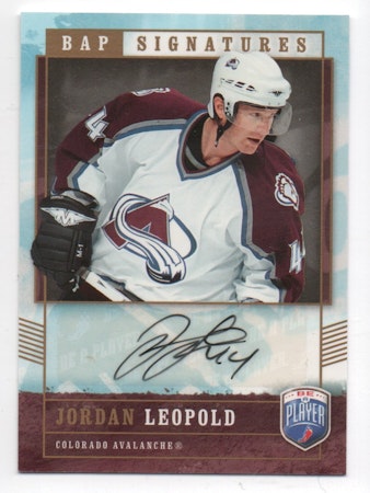 2006-07 Be A Player Signatures #LE Jordan Leopold (30-X143-AVALANCHE)