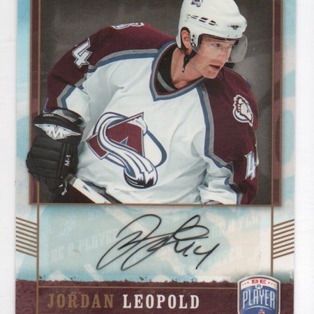 2006-07 Be A Player Signatures #LE Jordan Leopold (30-X143-AVALANCHE)