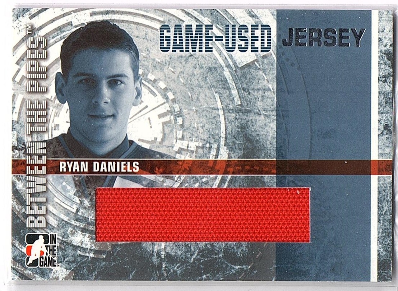 2006-07 Between The Pipes Jerseys #GUJ24 Ryan Daniels (30-X7-OTHERS)