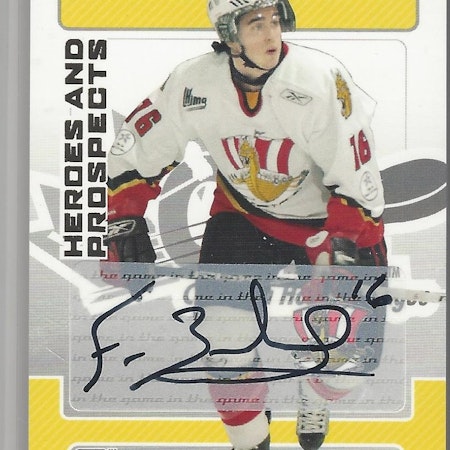 2006-07 ITG Heroes and Prospects Autographs #AFB Francois Bouchard (30-X107-OTHERS)