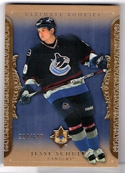2006-07 Ultimate Collection #100 Jesse Schultz RC (30-X48-CANUCKS)