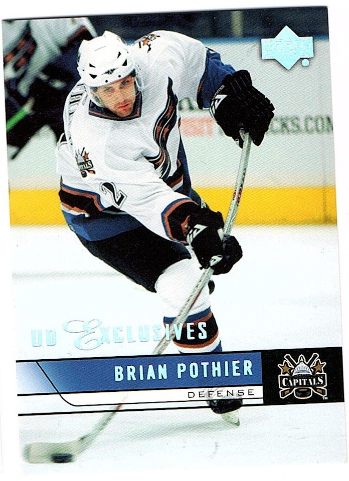 2006-07 Upper Deck Exclusives #445 Brian Pothier (40-26x9-CAPITALS)