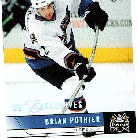 2006-07 Upper Deck Exclusives #445 Brian Pothier (40-26x9-CAPITALS)