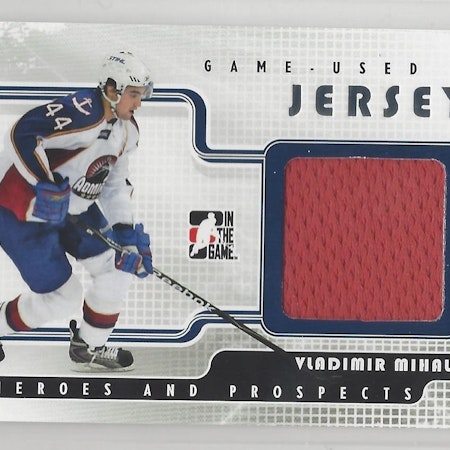 2008-09 ITG Heroes and Prospects Jerseys #GUJ45 Vladimir Mihalik (30-X39-OTHERS)