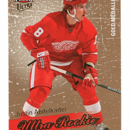 2008-09 Ultra Gold Medallion #214 Justin Abdelkader (40-267x4-RED WINGS)