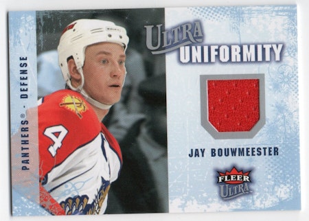 2008-09 Ultra Uniformity #UAJB Jay Bouwmeester (40-X6-NHLPANTHERS)