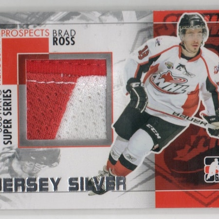 2010-11 ITG Heroes and Prospects Subway Series Jumbo Jerseys Silver #SSM29 Brad Ross (30-X146-OTHERS)