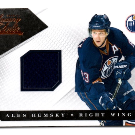 2010-11 Luxury Suite #27 Ales Hemsky JSY (40-X86-OILERS)