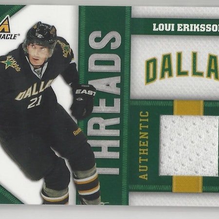 2010-11 Pinnacle Threads #LE Loui Eriksson (40-X85-NHLSTARS)