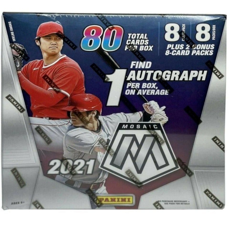 2021 Panini Mosaic Baseball (Mega Box)