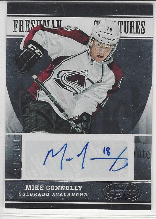 2012-13 Certified #174 Mike Connolly AU RC (30-281x1-AVALANCHE)
