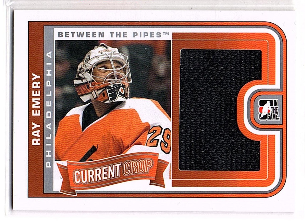 2013-14 Between the Pipes Current Crop Jerseys Silver #CC02 Ray Emery (40-X95-FLYERS)