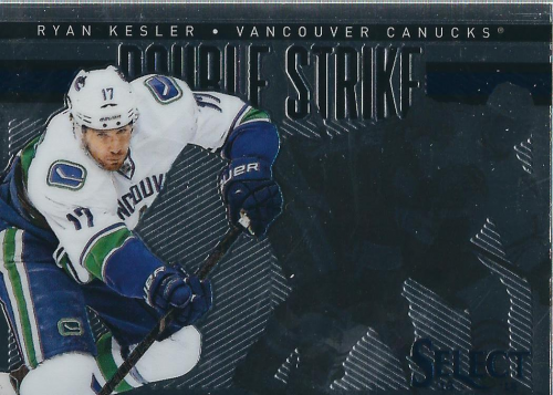 2013-14 Select Double Strike #DS8 Ryan Kesler (40-X12-CANUCKS)