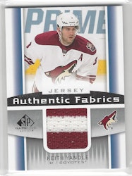 2013-14 SP Game Used Authentic Fabrics #AFKY Keith Yandle (30-17x6-COYOTES)