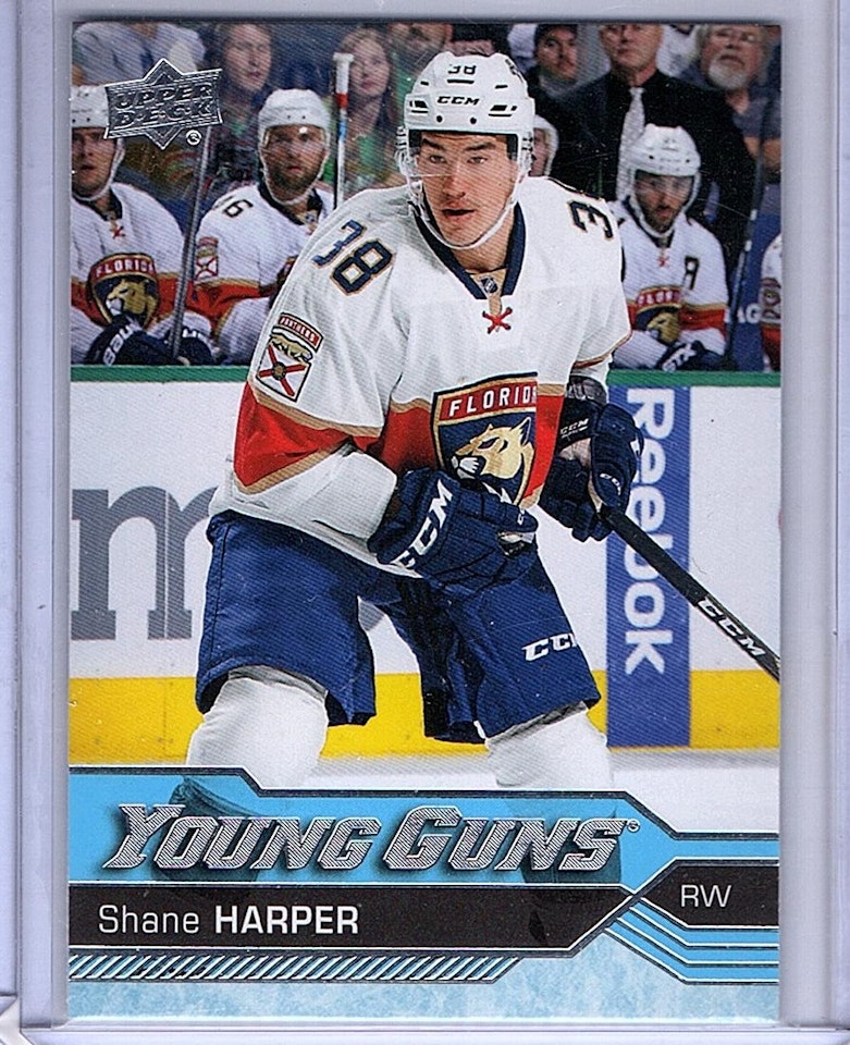 2016-17 Upper Deck #494 Shane Harper YG RC (40-X32-NHLPANTHERS)