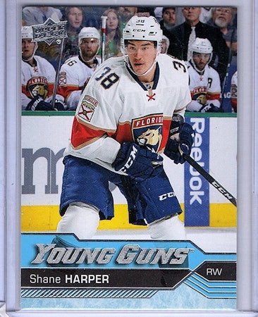 2016-17 Upper Deck #494 Shane Harper YG RC (40-X32-NHLPANTHERS)
