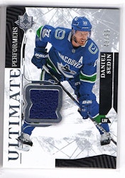 2017-18 Ultimate Collection Ultimate Performers Jerseys #UPDS Daniel Sedin (40-X54-CANUCKS)