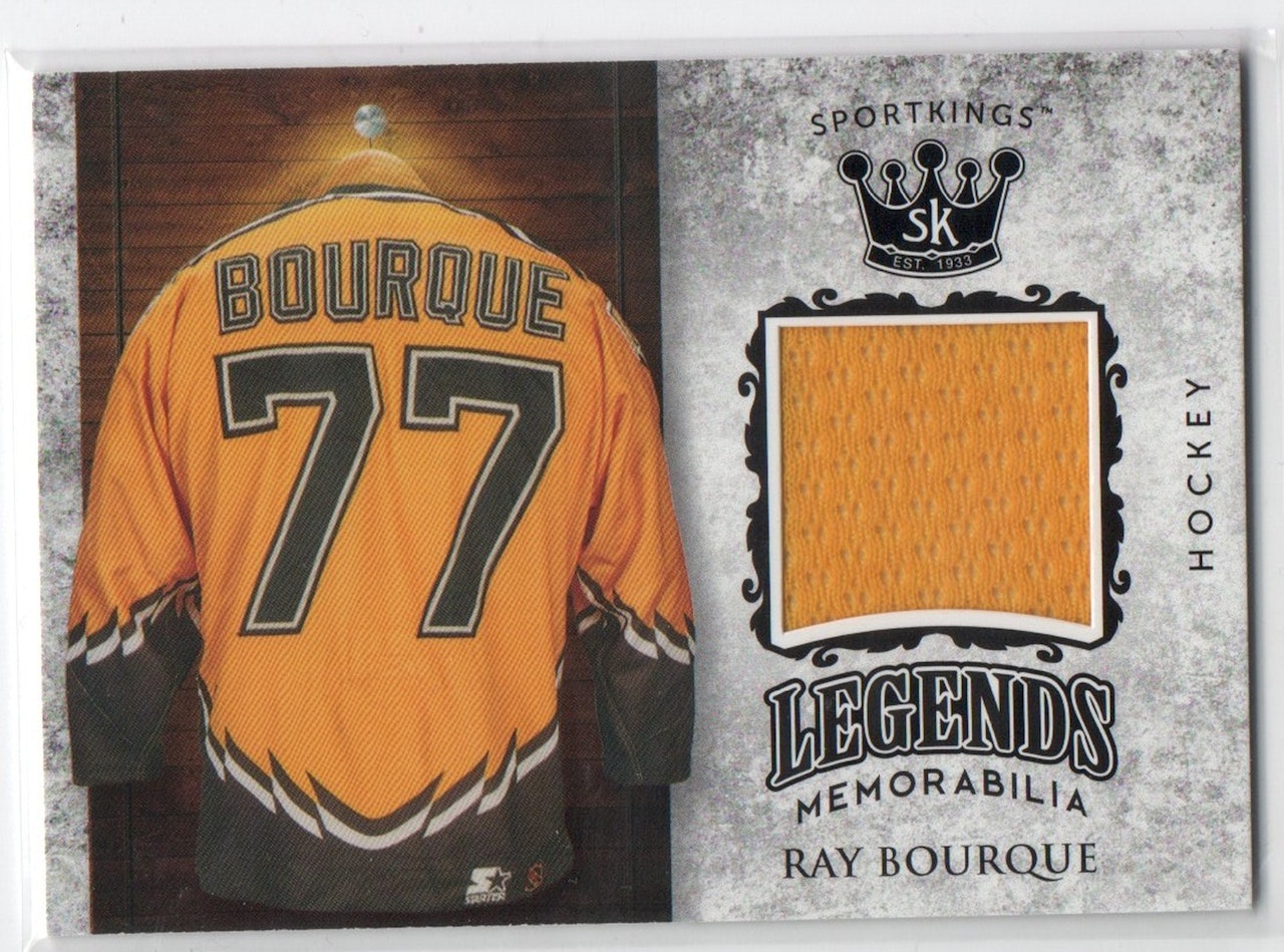2018 Sportkings Legends Memorabilia #LSM1 Ray Bourque (40-X135-BRUINS)