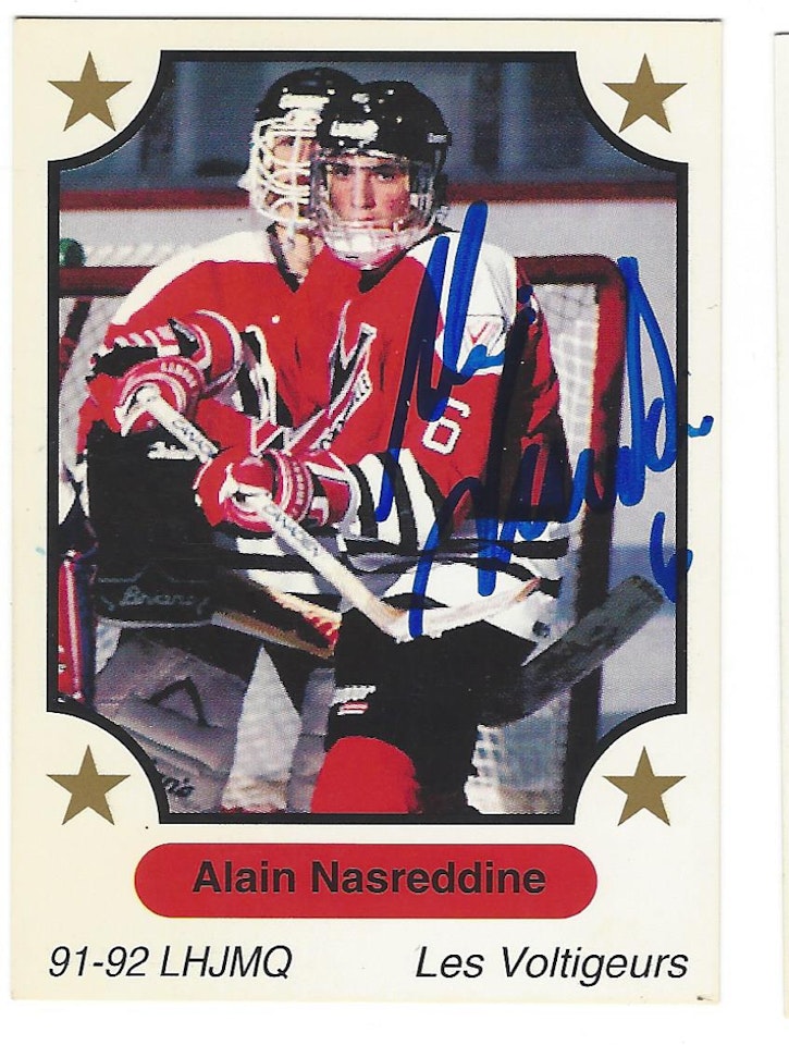 1991-92 7th Inning Sketch QMJHL #277 Alain Nasreddine (20-X45-OTHERS)