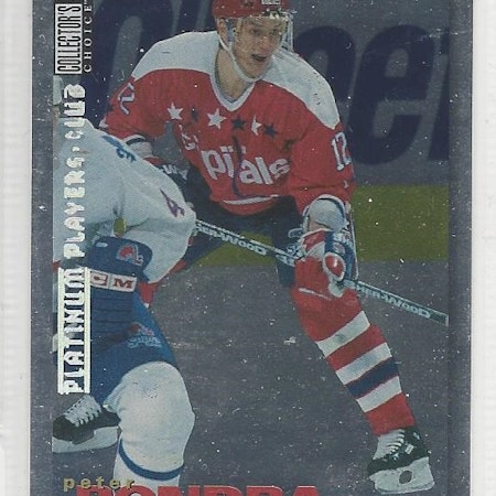 1995-96 Collector's Choice Player's Club Platinum #58 Peter Bondra (20-X122-CAPITALS)