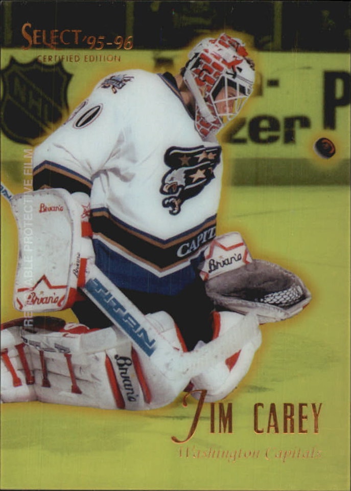 1995-96 Select Certified Mirror Gold #12 Jim Carey (20-X55-CAPITALS)
