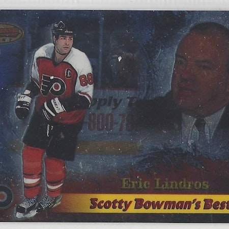 1998-99 Bowman's Best Scotty Bowman's Best #SB5 Eric Lindros (20-292x7-FLYERS)