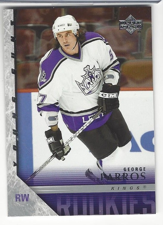 2005-06 Upper Deck #218 George Parros YG RC (25-X107-NHLKINGS)