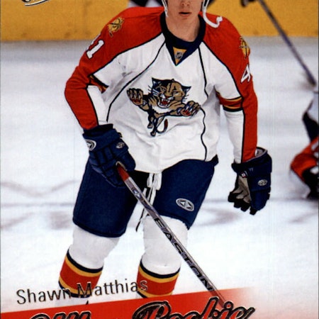 2008-09 Ultra #210 Shawn Matthias RC (20-X17-NHLPANTHERS)