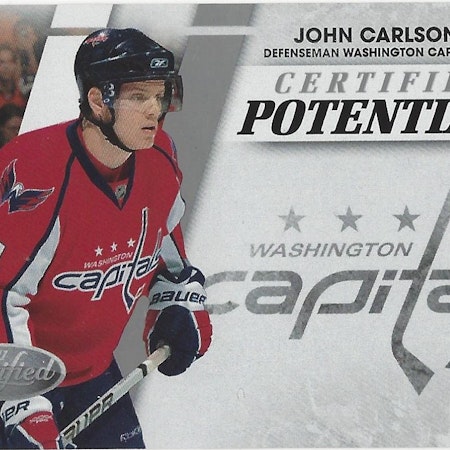 2010-11 Certified Potential #18 John Carlson (20-X43-CAPITALS)