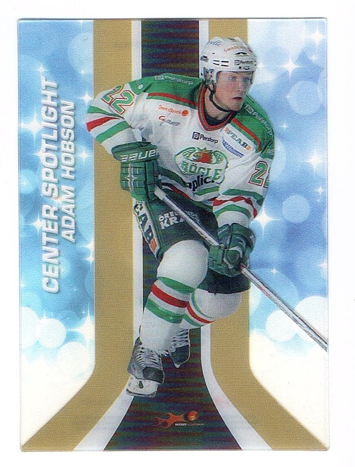 2010-11 Swedish HockeyAllsvenskan Center Spotlight #CS9 Adam Hobson (20-X46-OTHERS)