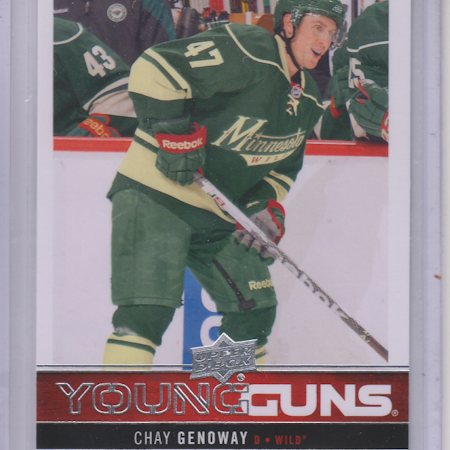 2012-13 Upper Deck #229 Chay Genoway YG RC (20-X24-NHLWILD)