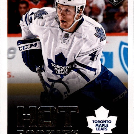 2013-14 Score #695 Morgan Rielly HR RC (20-X7-MAPLE LEAFS)