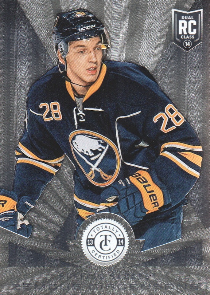 2013-14 Totally Certified #230 Zemgus Girgensons RC (20-277x4-SABRES)