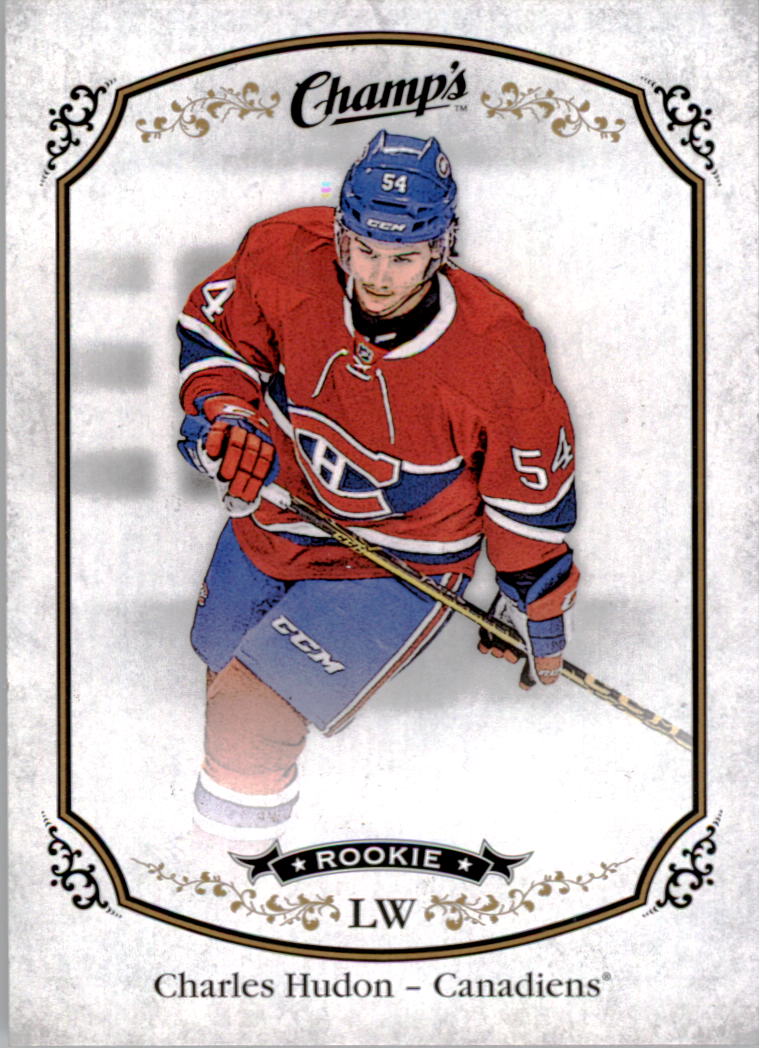 2015-16 Upper Deck Champ's #263 Charles Hudon SP RC (20-X68-CANADIENS)