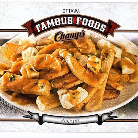 2015-16 Upper Deck Champ's Famous Foods #FF9 Poutine - Ottawa (20-12x2-OTHERS)