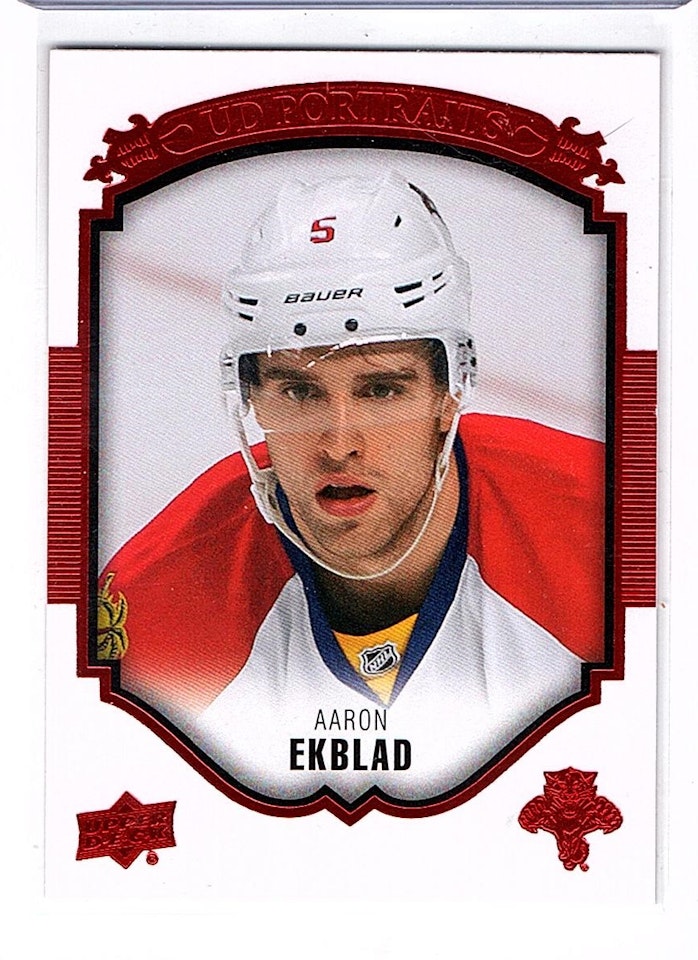 2015-16 Upper Deck UD Portraits Red #P38 Aaron Ekblad (20-X35-NHLPANTHERS)