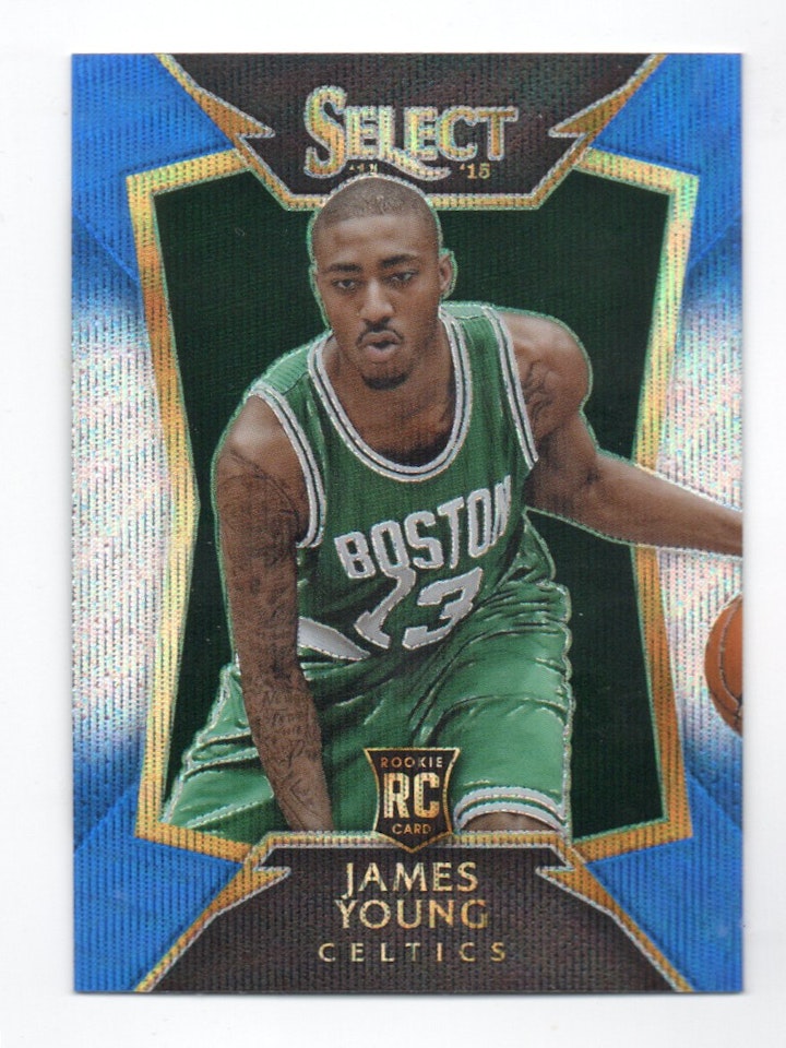 2014-15 Select Prizms Blue and Silver #88 James Young CON (20-X288-NBACELTICS)