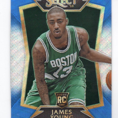2014-15 Select Prizms Blue and Silver #88 James Young CON (20-X288-NBACELTICS)