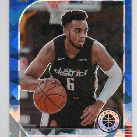 2019-20 Hoops Premium Stock Prizms Blue Cracked Ice #194 Troy Brown Jr. (20-X288-NBAWIZARDS)