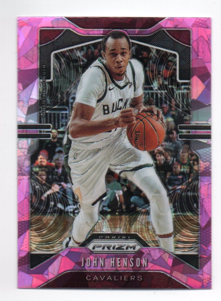 2019-20 Panini Prizm Prizms Pink Ice #207 John Henson (15-X287-NBACAVALIERS)