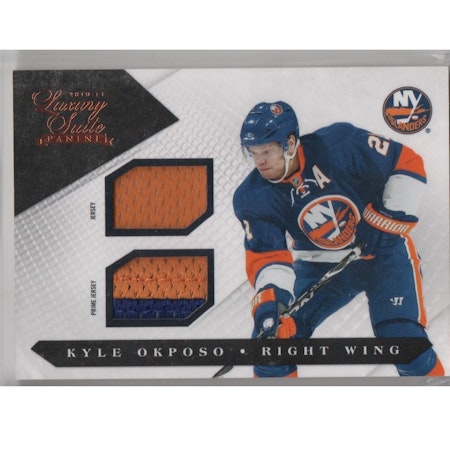 2010-11 Luxury Suite Jerseys Prime #44 Kyle Okposo (60-X30-ISLANDERS)