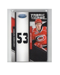 2011-12 Certified Fabric of the Game Jersey Number #28 Jeff Skinner (80-X83-HURRICANES)